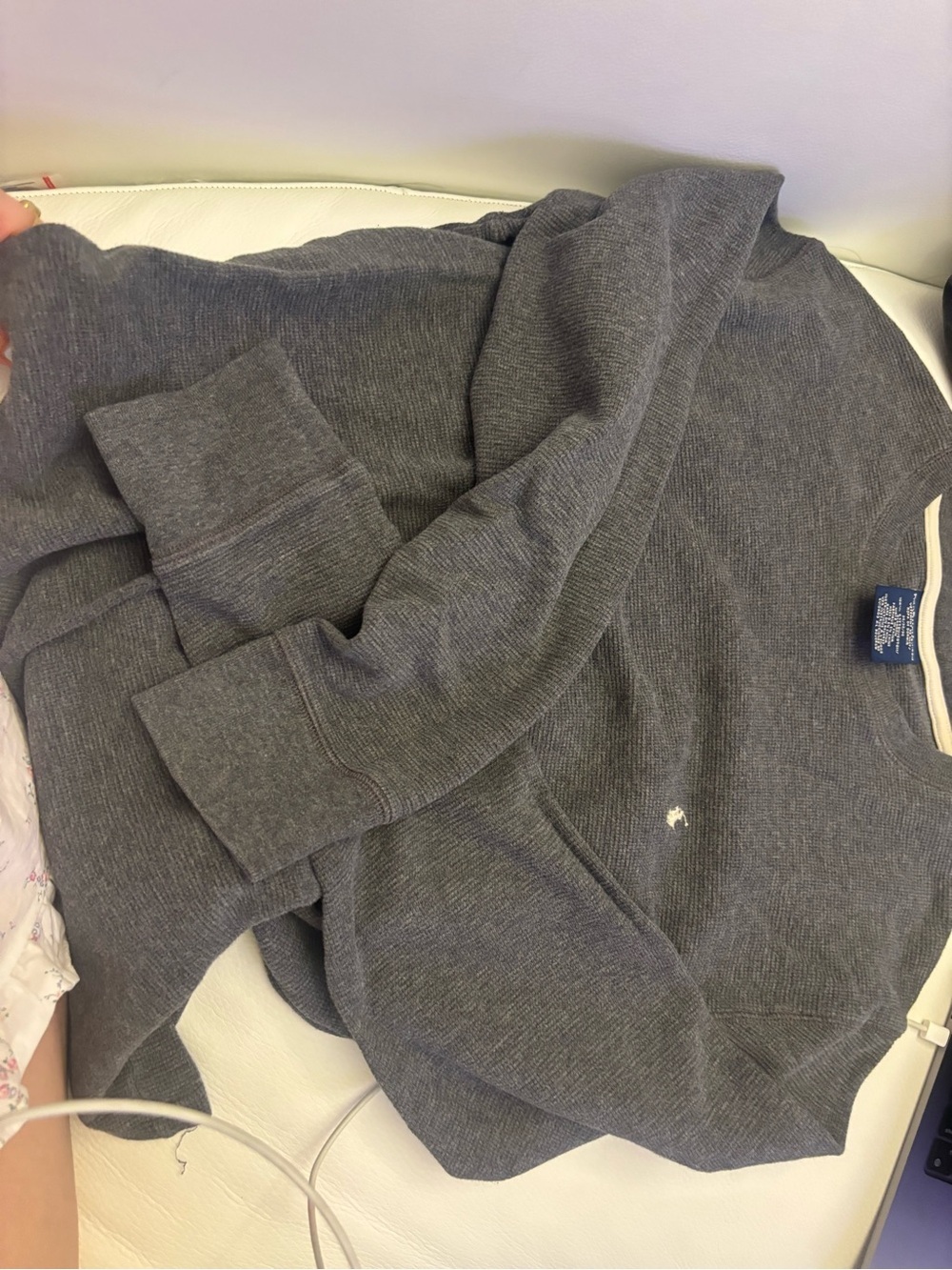 Polo by Ralph Lauren Gray Long-Sleeve Crewneck Tee - Picture 4 of 4